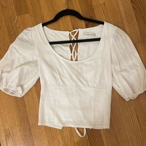 Abercrombie linen top
